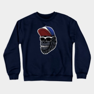 Cool Gorilla Head Crewneck Sweatshirt